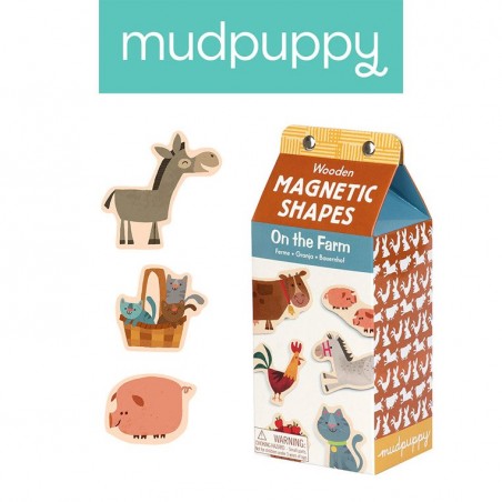 Magnesy Zwierzęta na Farmie - Mudpuppy