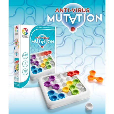Gra logiczna dla dzieci 7+ Antywirus mutacja - Smart Games