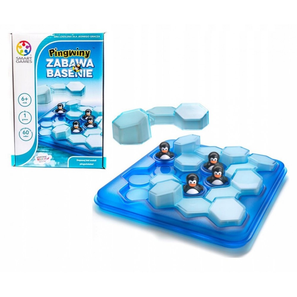 Gra Planszowa Pingwiny Zabawa w Basenie - Smart Games