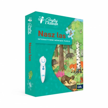 Puzzle 100 el Nasz las - Czytaj z Albikiem