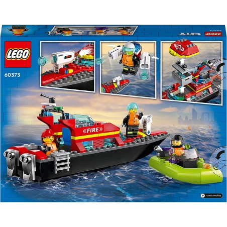 Łódź strażacka Lego City 60373