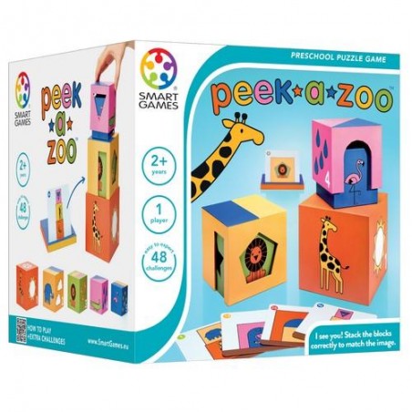Smart Games Peek-A-Zoo Układanka Edukacyjna