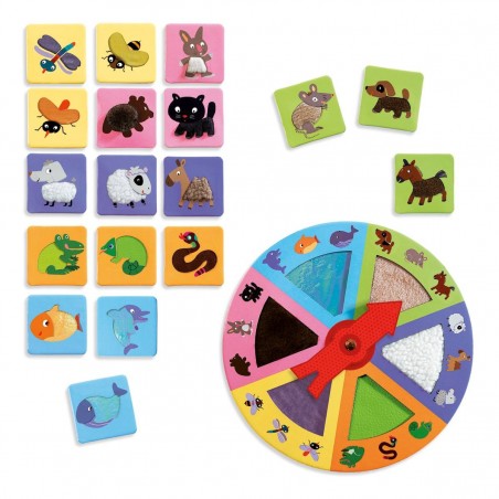 Gra Edukacyjna Sensoryczna Lotto Ruletka - Djeco