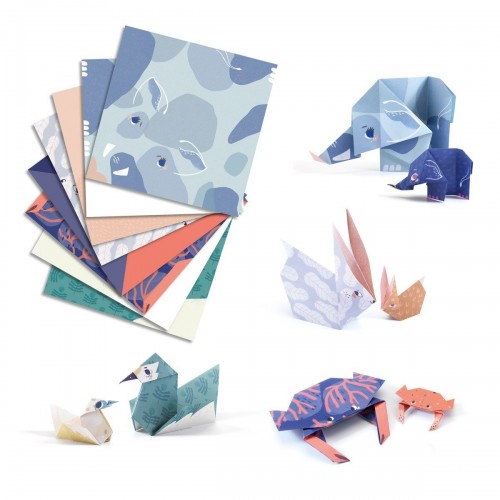 Origami Zwierzęta z Papieru Family - Djeco