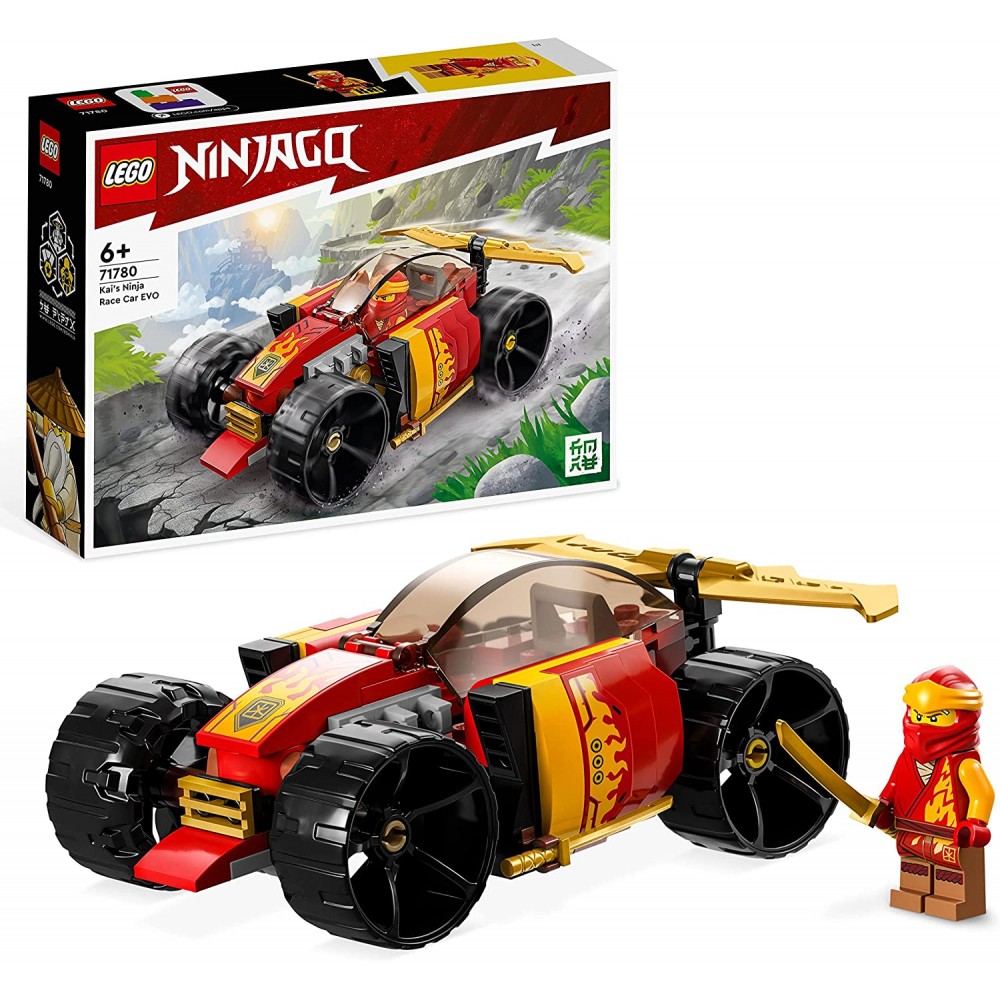 Klocki LEGO Ninjago Samochód Wyścigowy Ninja Kaia EVO 71780