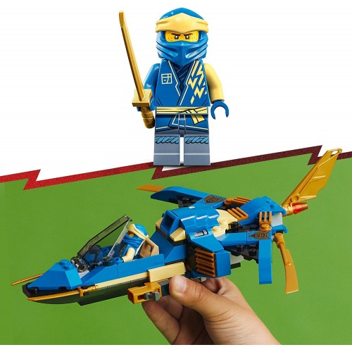 Klocki Lego NINJAGO 71784 Odrzutowiec Ponaddźwiękowy Jay’a EVO