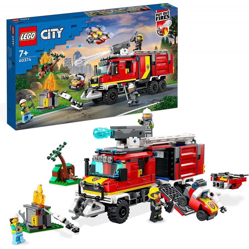 Terenowy Pojazd Straży Pożarnej Lego 60374