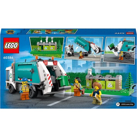 Lego Ciężarówka Recyklingowa 60386 Śmieciarka