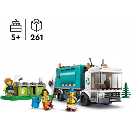Lego Ciężarówka Recyklingowa 60386 Śmieciarka