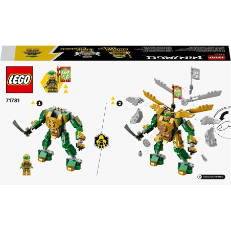 Lego NINJAGO Starcie Lloyda z Mechem EVO 71781