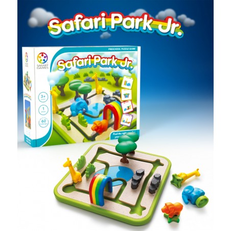 Smart Games Safari Park Jr Łamigłówka dla Dzieci
