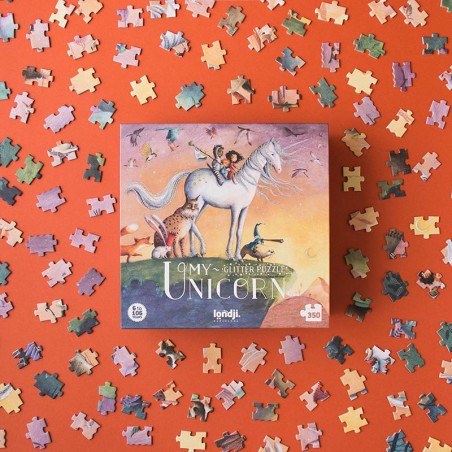 Błyszczące Puzzle My Unicorn 350 el. - Londji