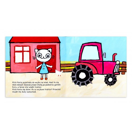 Kicia Kocia na traktorze - Książeczka dla dzieci