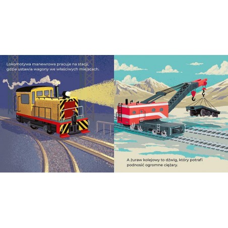 Koła idą w ruch! Moja pierwsza książka o pociągach - Bucco & Morgan