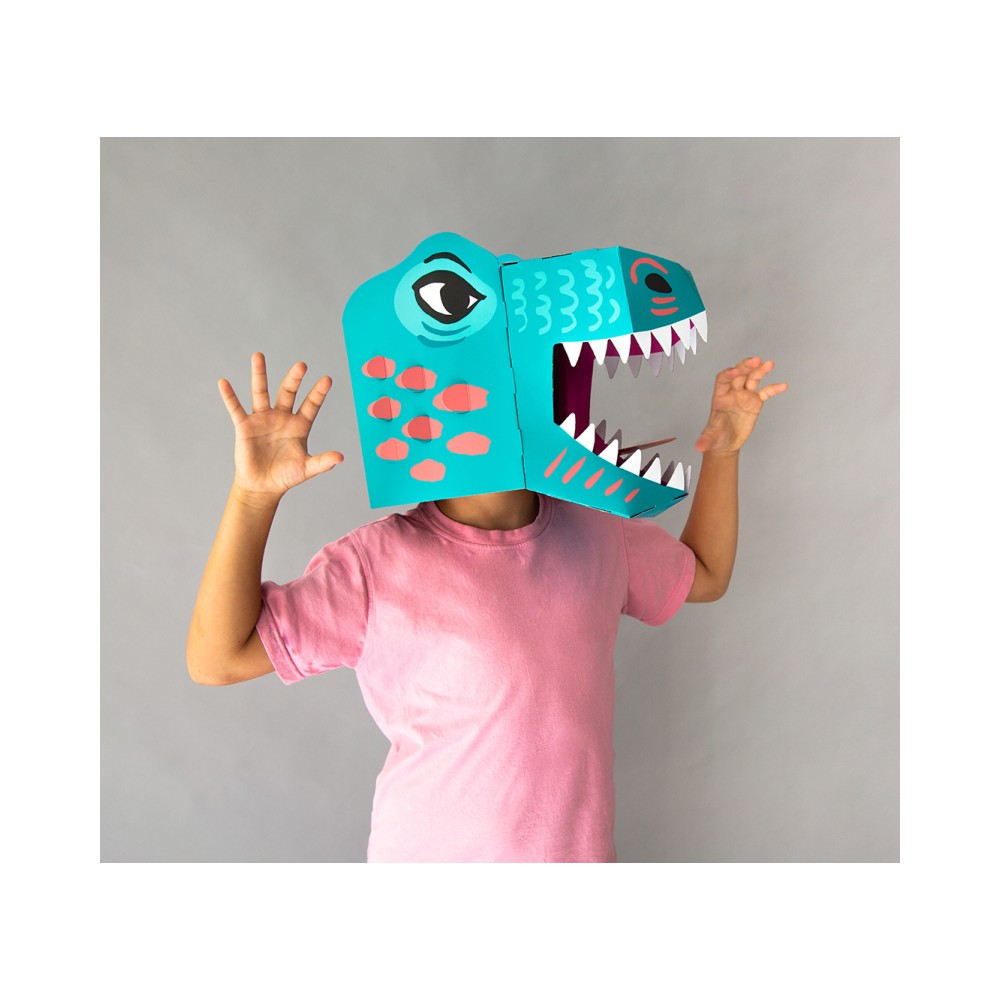 Maska Dinozaura Rex 3D - omy