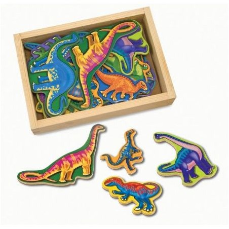 Drewniane Magnesy Dinozaury - Melissa & Doug