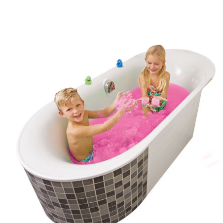 Mieniący się Proszek Zmieniający Wodę w Kąpieli Gelli Baff Glitter różowy - Zimpli Kids