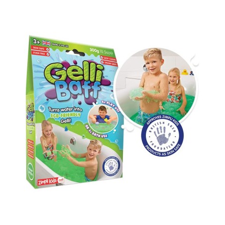 Proszek Zmieniający Wodę na Galaretkę Gelli Baff zielony - Zimpli Kids