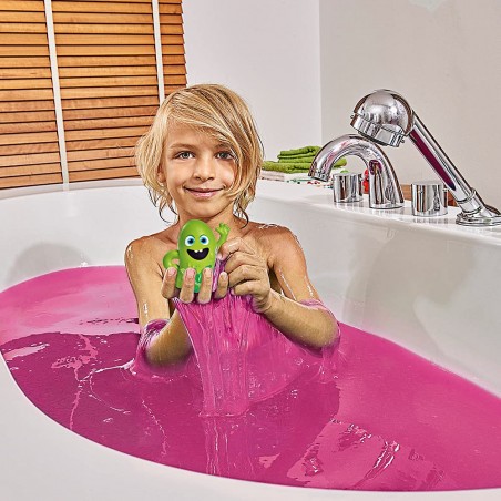 Mieniące sie Gluty w Kąpieli Zestaw Glitter Slime Baff różowy- Zimpli Kids