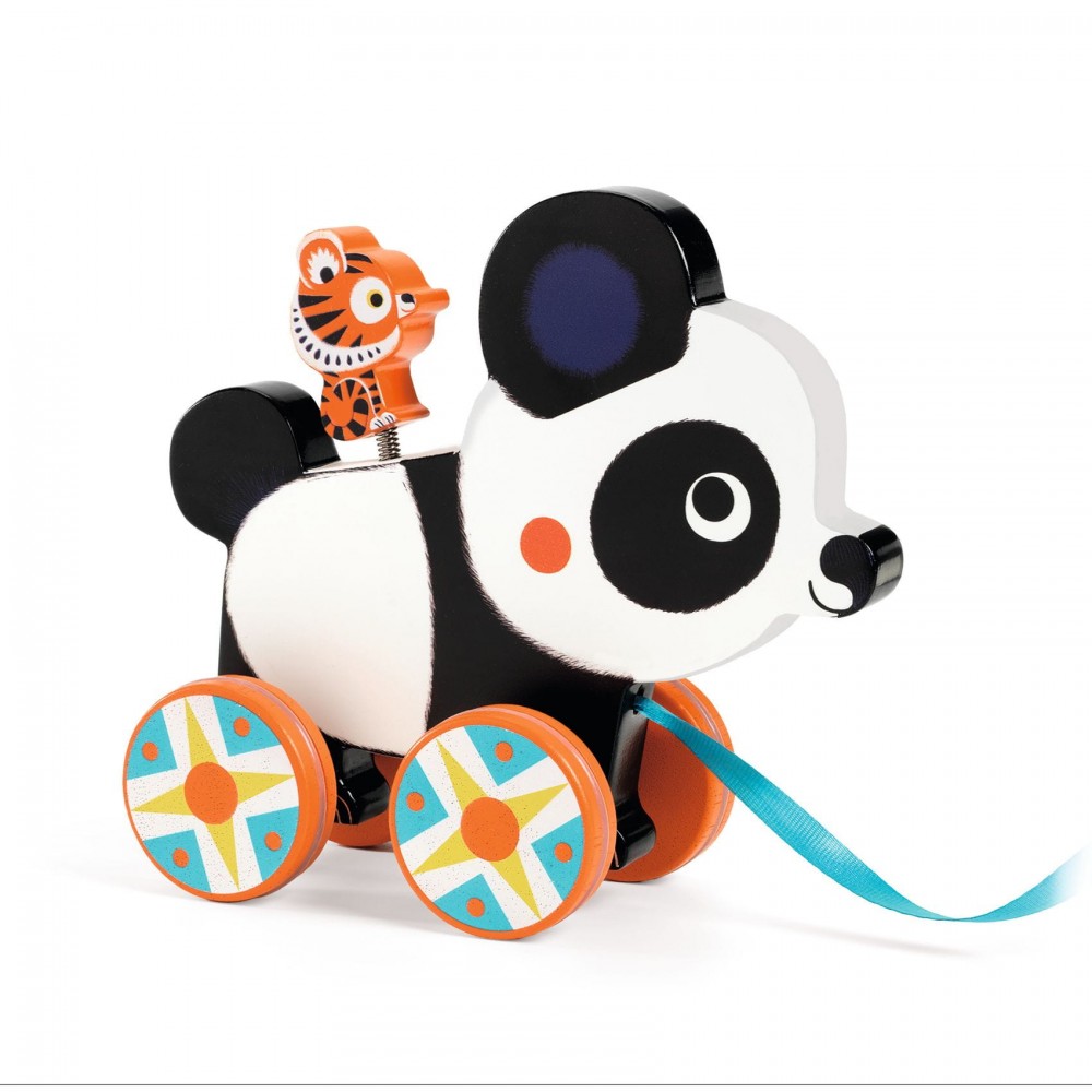 Panda Zabawka do ciągnięcia - Djeco
