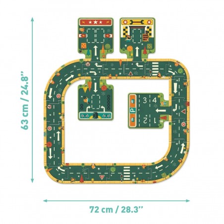 Puzzle układanka drogi ulice - Djeco