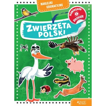 Zwierzęta Polski. Naklejki Edukacyjne. Zadania i Ciekawostki