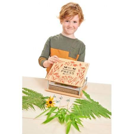 Prasa Botaniczna Drewniana - Tender Leaf Toys