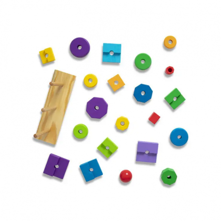 Sorter Drewniany 3 Wieże - Melissa & Doug