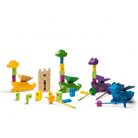 Wieża Smoka Gra Dragons Stack - BS Toys
