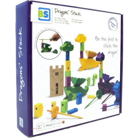 Wieża Smoka Gra Dragons Stack - BS Toys