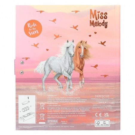 Pamiętnik na Hasło z Dźwiękiem Konie - Miss Melody
