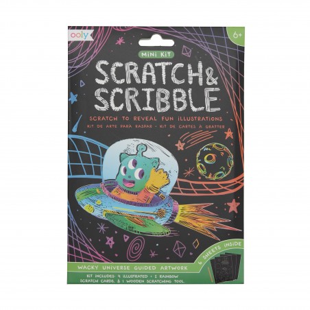 Zdrapywanki Ufo Scratch & Scribble - Ooly