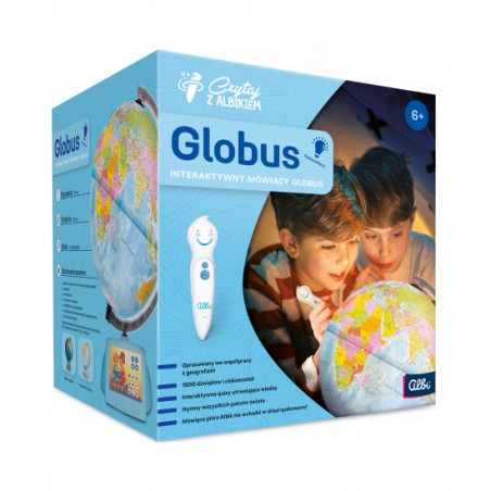 Albik Globus Interaktywny 1800 dźwięków - Czytaj z Albikiem