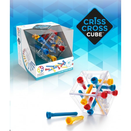 Smart Games Criss Cross Cube Kostka Logiczna