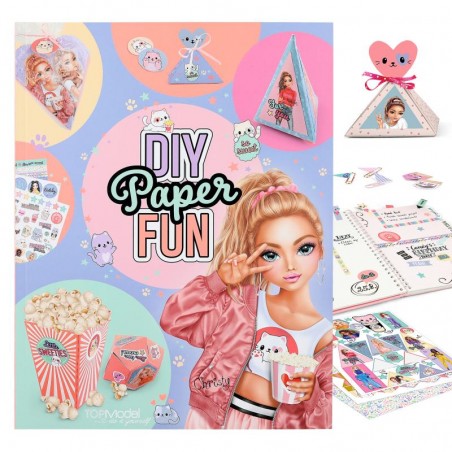 Kreatywny Zeszyt Papierniczy DIY Paper Fun - TopModel