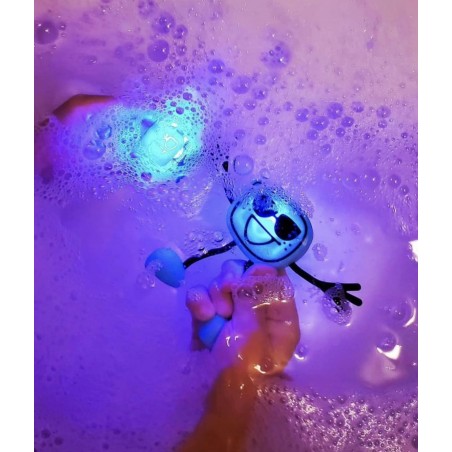 Glo Pals Ludzik LED świecący w Wodzie Niebieski + 2 Kostki Sensoryczne