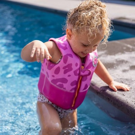 Kamizelka do pływania 3-6 lat Różowa - The Swim Essentials