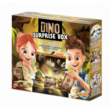 Dinozaury Pudełko Pełne Niespodzianek - Buki