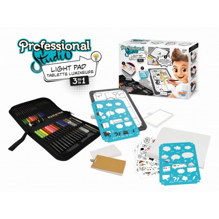 Tablet dla Dzieci do Rysowania Podświetlany 3w1 Buki