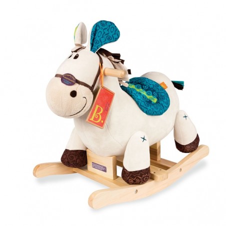 Pluszowy Koń na Biegunach Rodeo Rocker Banjo – b.toys