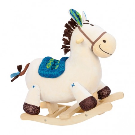 Pluszowy Koń na Biegunach Rodeo Rocker Banjo – b.toys