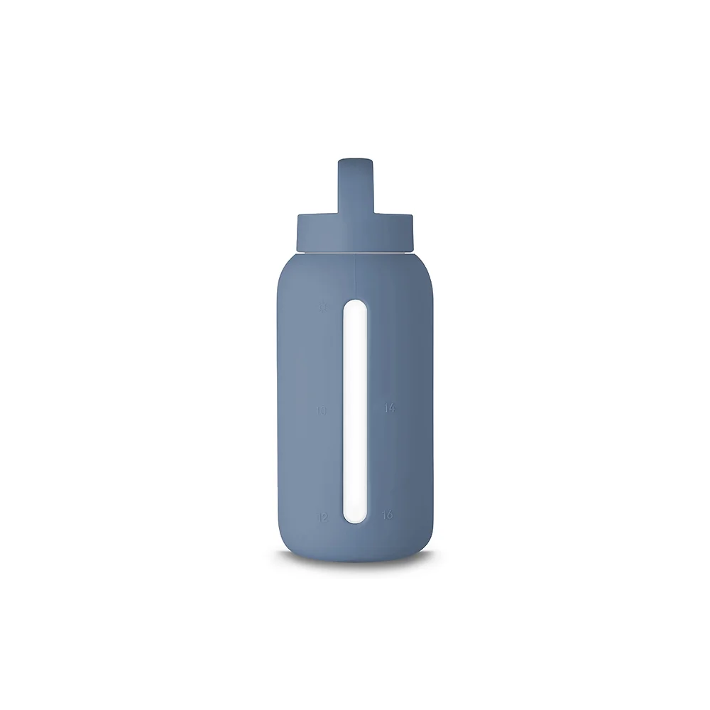 Motywacyjna Butelka do Picia Wody 720 ml ze Szkła Shadow Slate - Muuki