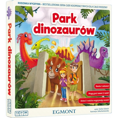 Park dinozaurów Gra Planszowa EGMONT