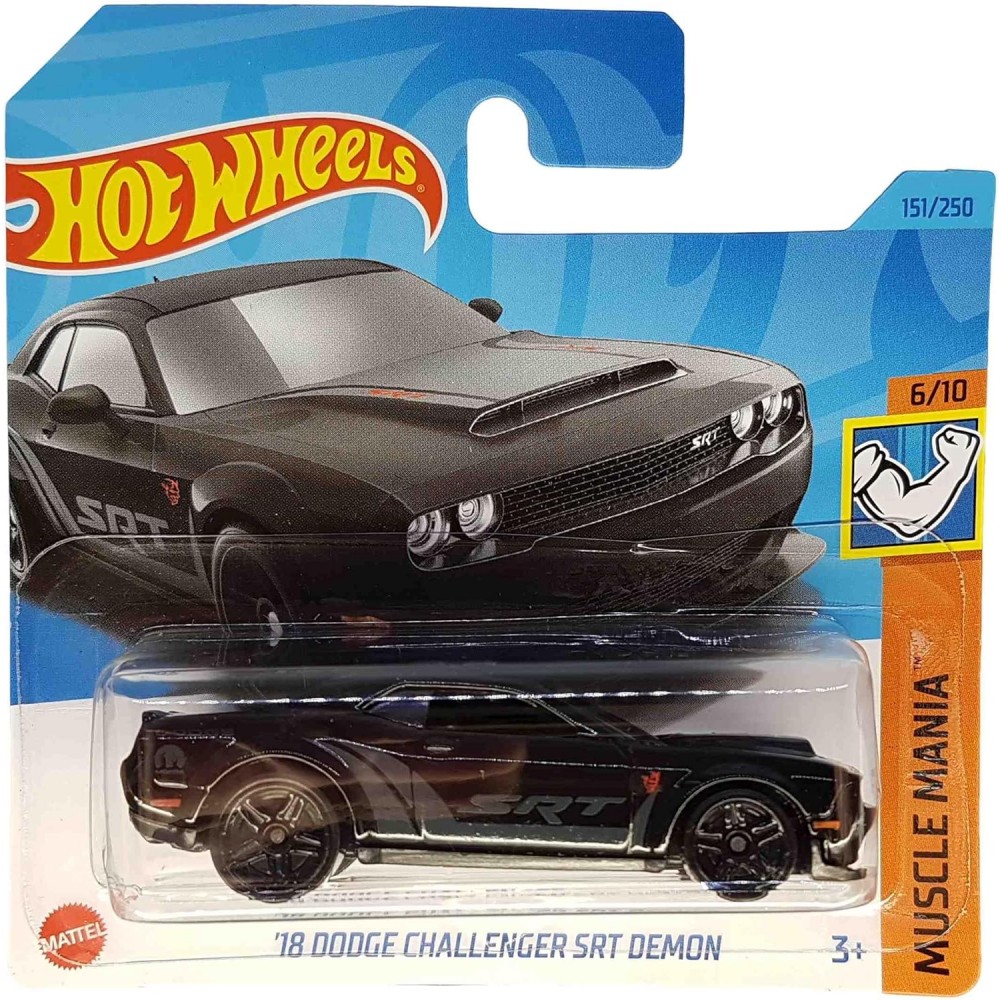 Hot Wheels Samochodzik 18 Dodge Challenger SRT Demon