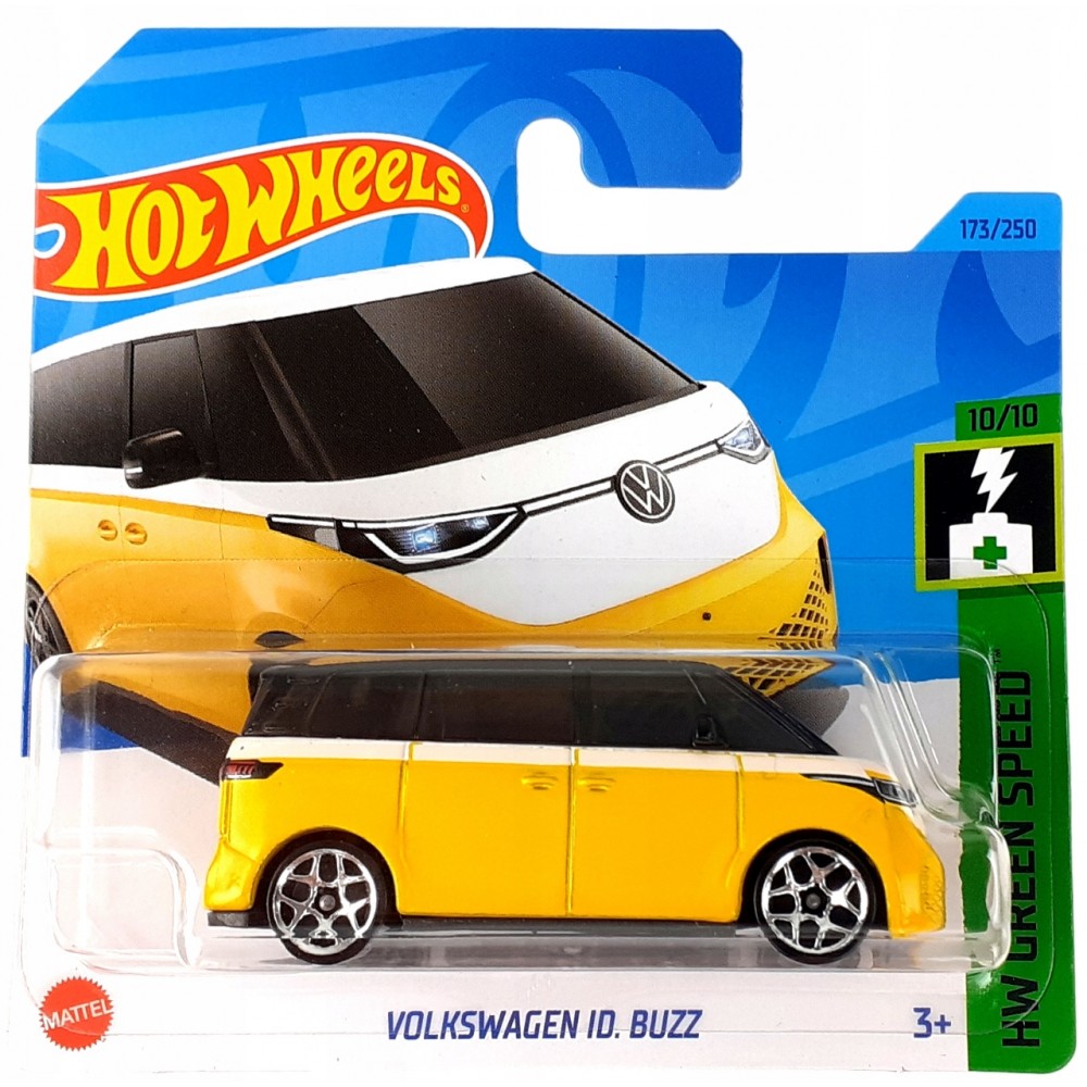 Hot Wheels Volkswagen ID. Buzz żółty minivan 173/250