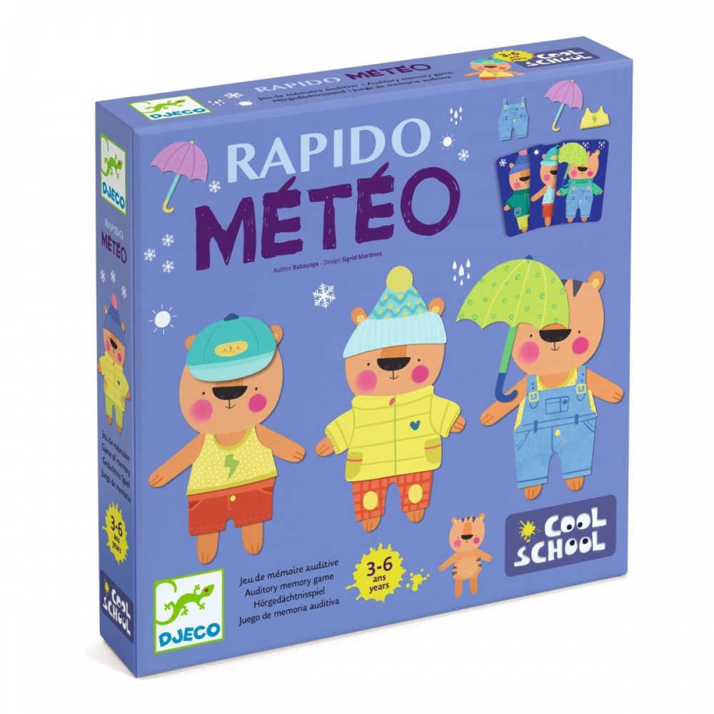 Gra pamięciowa Rapido Meteo - Djeco