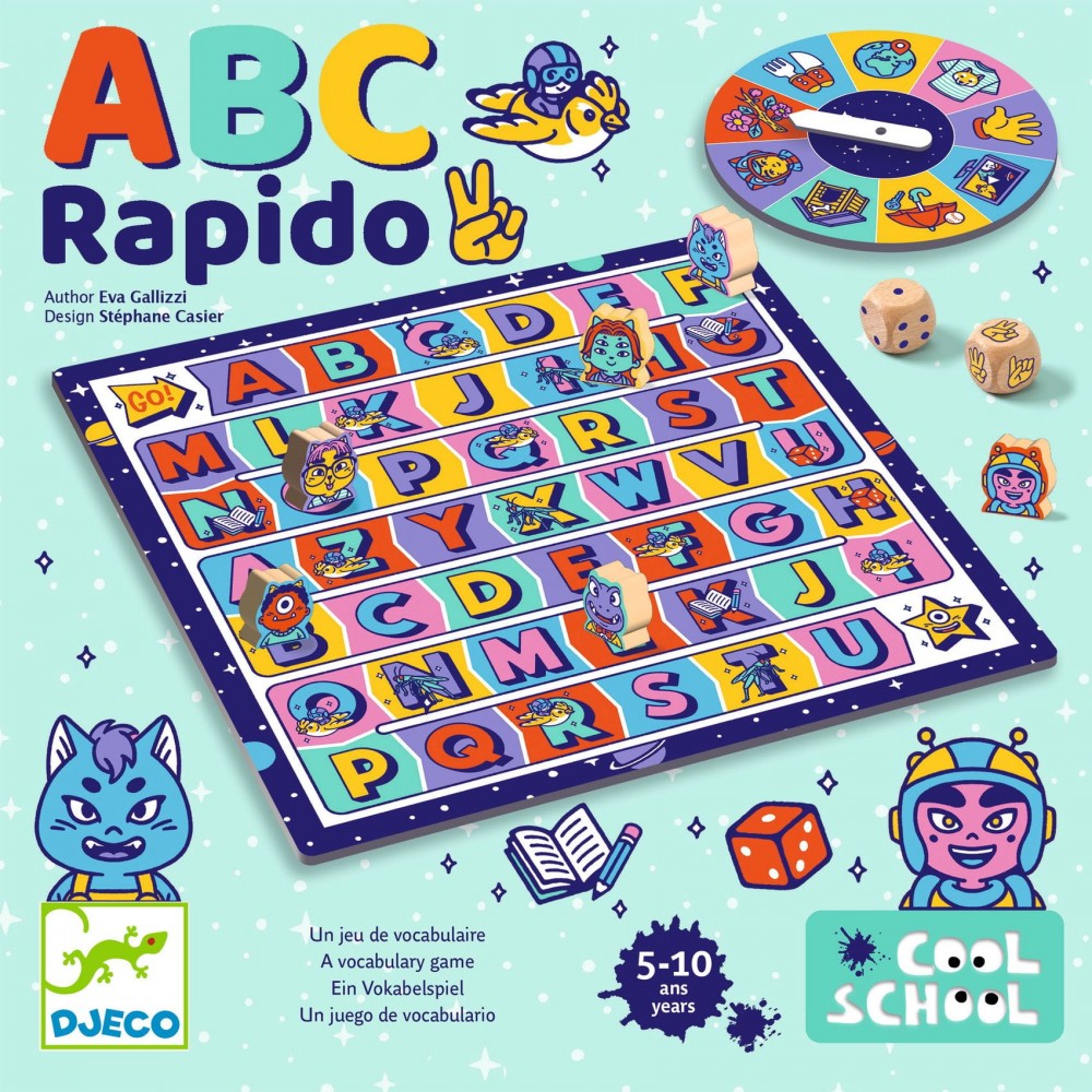 Gra Językowa ABC RAPIDO - Djeco