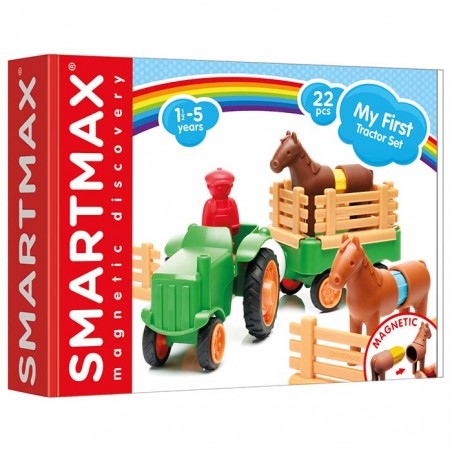 SmartMax My First Tractor Klocki Magnetyczne