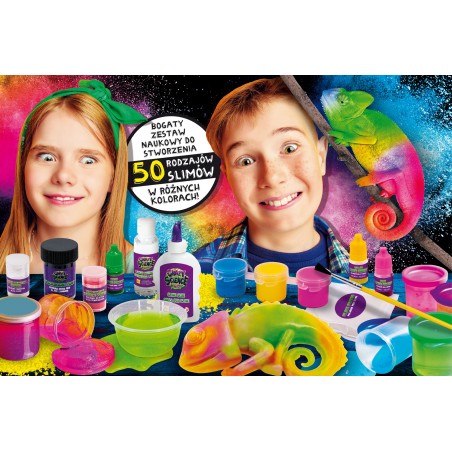 Zestaw 50 Slime Kameleon Crazy Science - Lisciani