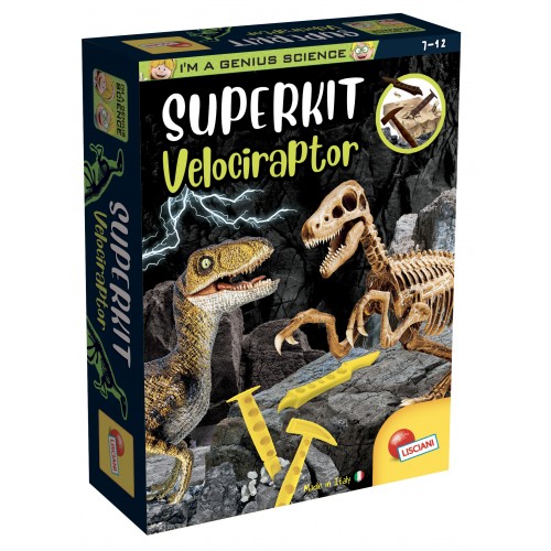 Archeolog dla Dzieci SuperKit Velociraptor - Lisciani
